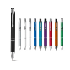 BETA PLASTIC. Stylo à bille avec clip en métal