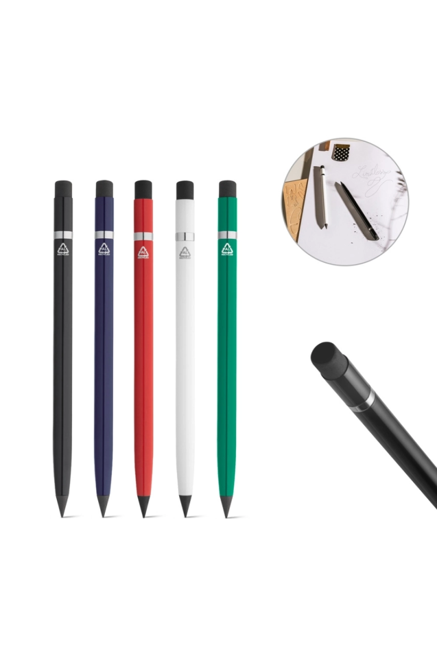 LIMITLESS. Stylo sans encre avec corps en aluminium 100% recyclé