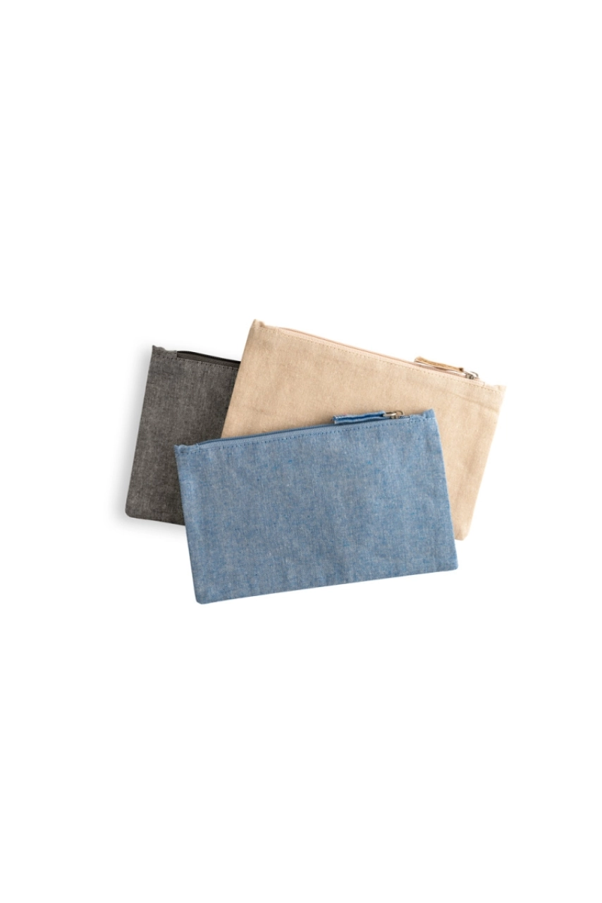 MILLIE. Pochette multifonctions (140 g/m²) en coton (80% recyclé)