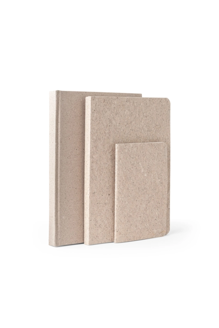 TEAPAD SOFT. Bloc-notes A6 avec couverture souple fabriquée à partir de déchets de feuilles de thé (65%)