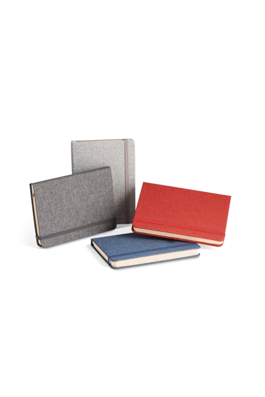 BOYD. Bloc-notes de notes A5 en 50% rPET avec pages lignées