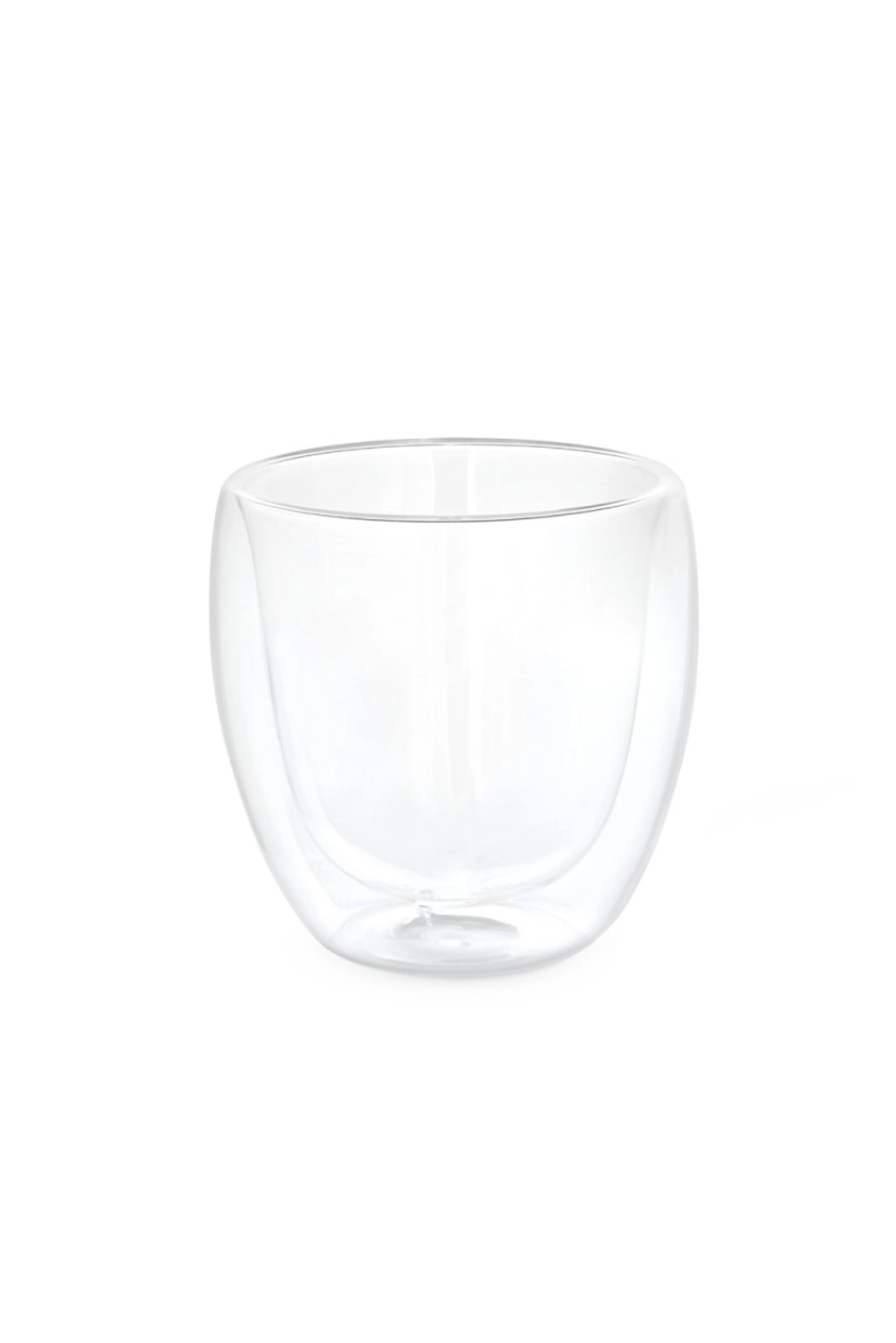 AMERICANO. Tasse isotherme en verre 220mL