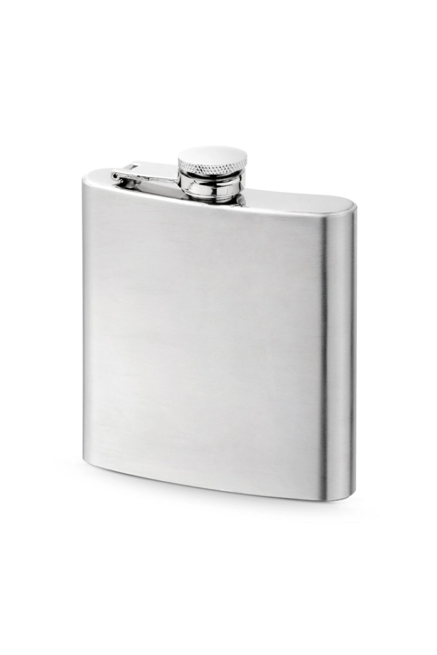 MUSE. Bouteille de poche 180mL en acier inox
