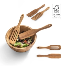 BATALI. Set de deux couverts en bois d'acacia