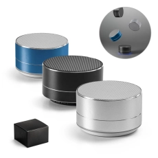 FLOREY. Haut parleur portatif en aluminium avec microphone
