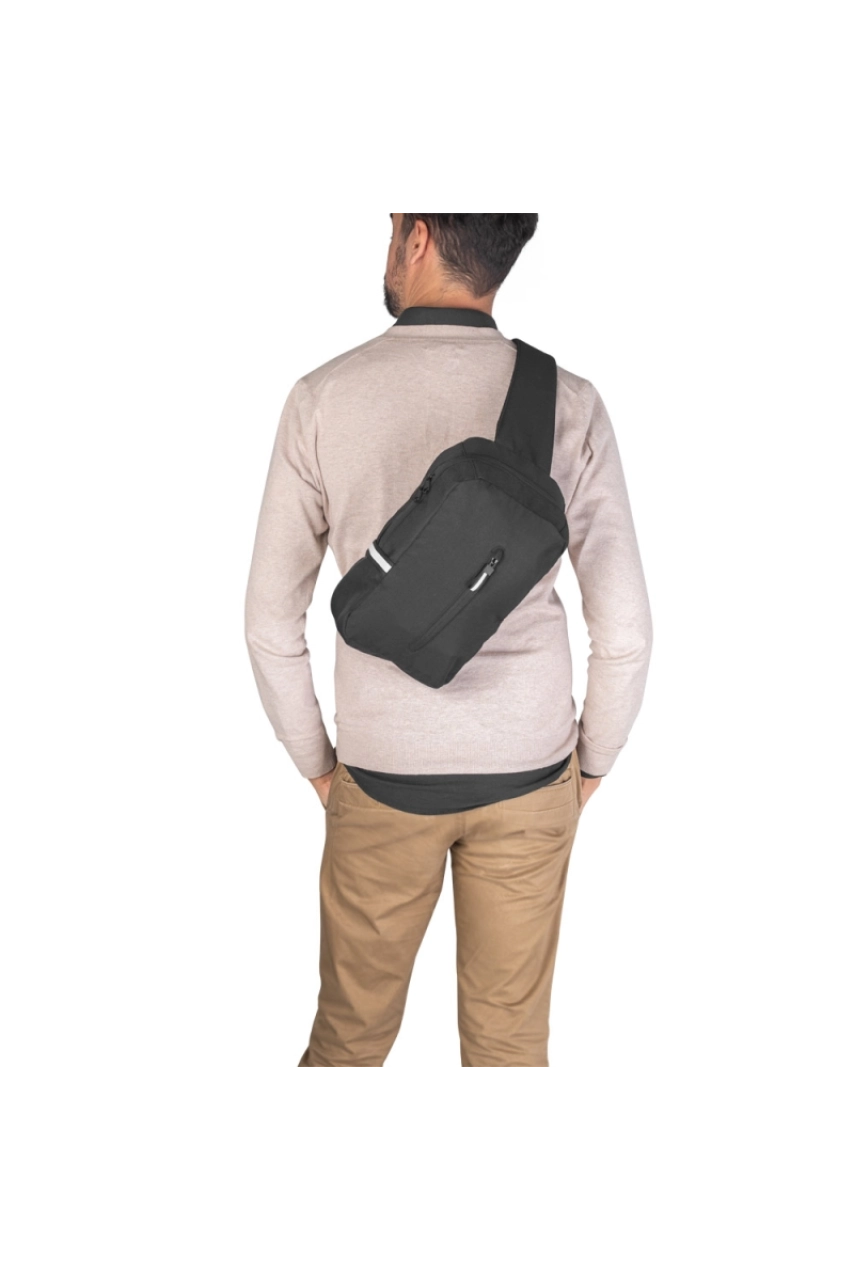 DELFOS. Sac bandoulière en PET (100% rPET) 300D et PET (100% rPET) 600D