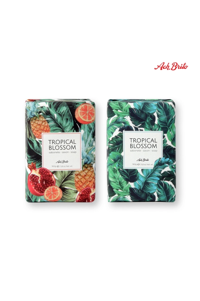 TROPICAL BLOSSOM. Savons enrichis à l'huile d'olive (160g)
