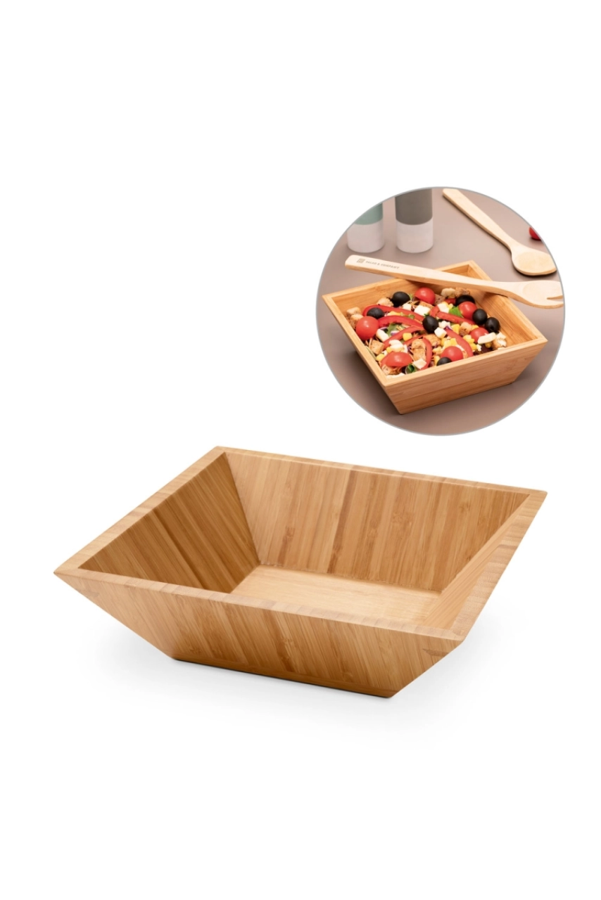 PEPPER. Saladier rectangulaire en bambou