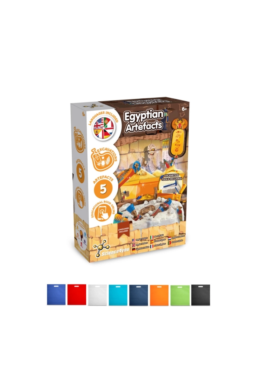 Ancient Egypt Excavation Kit IV. Jeu éducatif livré avec un sac cadeau en non-tissé (80 g/m²)