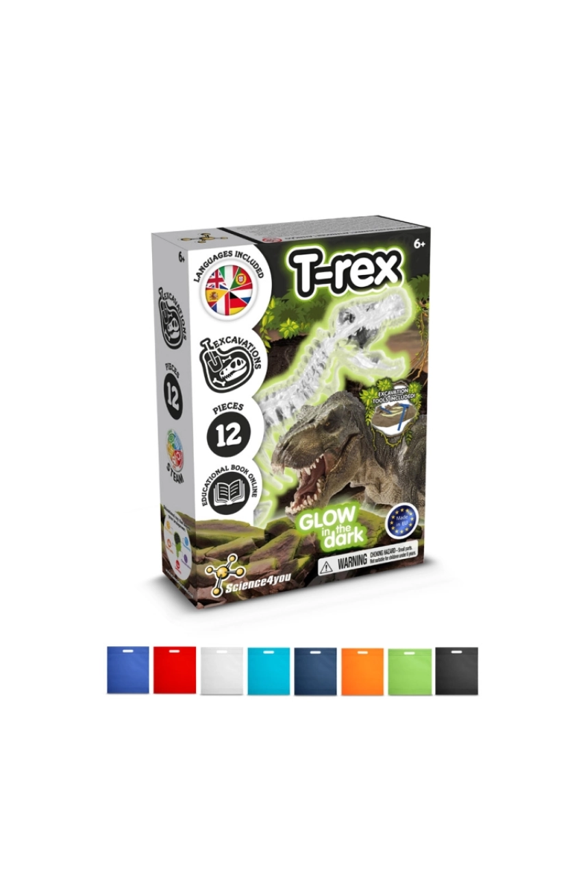 Fossil Excavation Kit IV. Jeu éducatif livré avec un sac cadeau en non-tissé (80 g/m²)