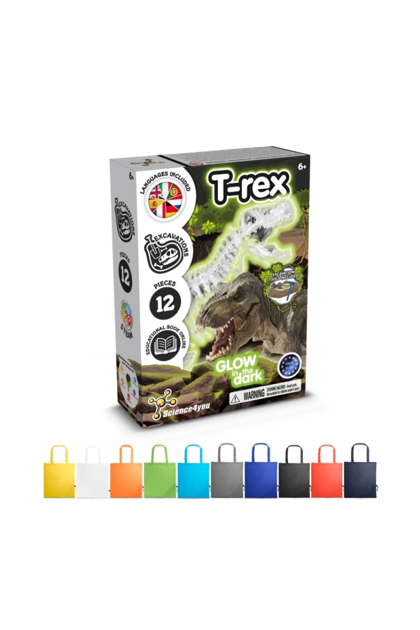 Fossil Excavation Kit V. Jeu éducatif livré avec un sac cadeau pliable en 190T