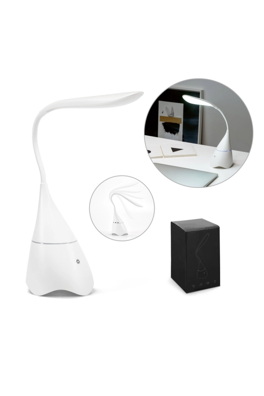 GRAHAME. Lampe de bureau en ABS avec haut-parleur
