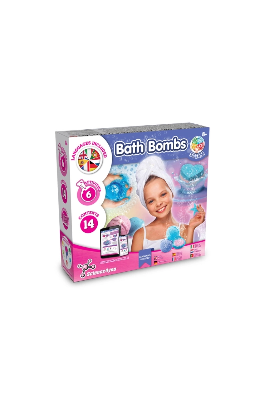 Bath Bombs Kit IV. Jouet éducatif livré avec un sac cadeau en non-tissé (80 g/m²)