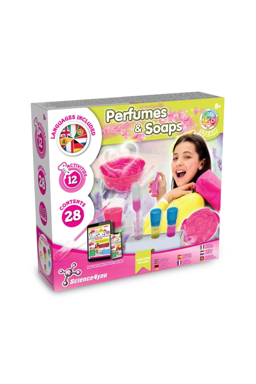 Perfume & Soap Factory Kit II. Jeu éducatif livré avec un sac cadeau en papier kraft (90 g/m²)