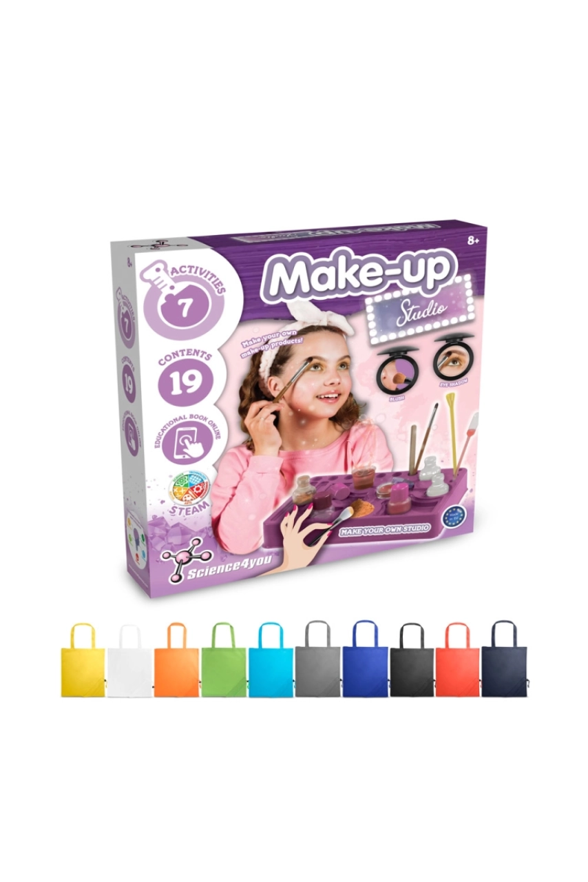 Makeup Studio Kit II. Kit éducatif livré avec un sac cadeau pliable en 190T