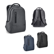 RE-BOSTON. Sac à dos pour ordinateur portable imperméable en nylon recyclé 2 tons avec compartiment en rPET 210D