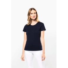 T-shirt Supima® col rond manches courtes femme
