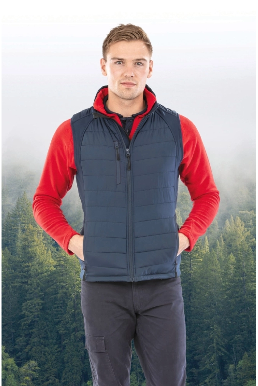 Gilet softshell rembourré black compass recyclé