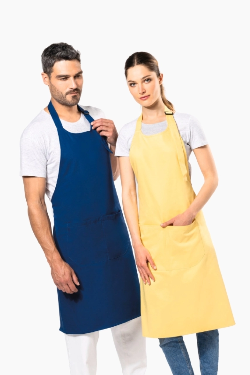 Tablier avec poche en coton Bio