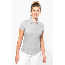 Polo jersey manches courtes femme