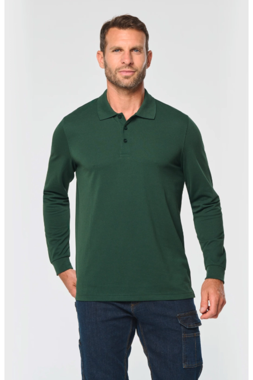 Polo manches longues homme