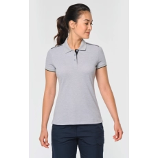 Polo Day To Day contrasté manches courtes femme
