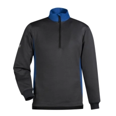 Sweat-shirt col zippé unisexe