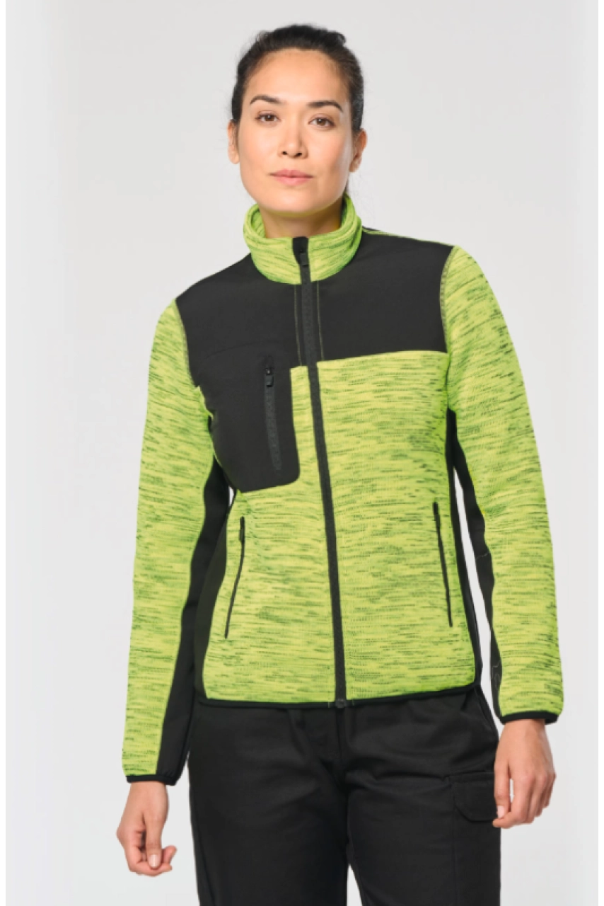 Veste recyclée en polytricot femme