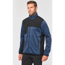 Veste recyclée en polytricot homme