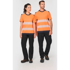 T-shirt de sécurité recyclé manches courtes unisexe