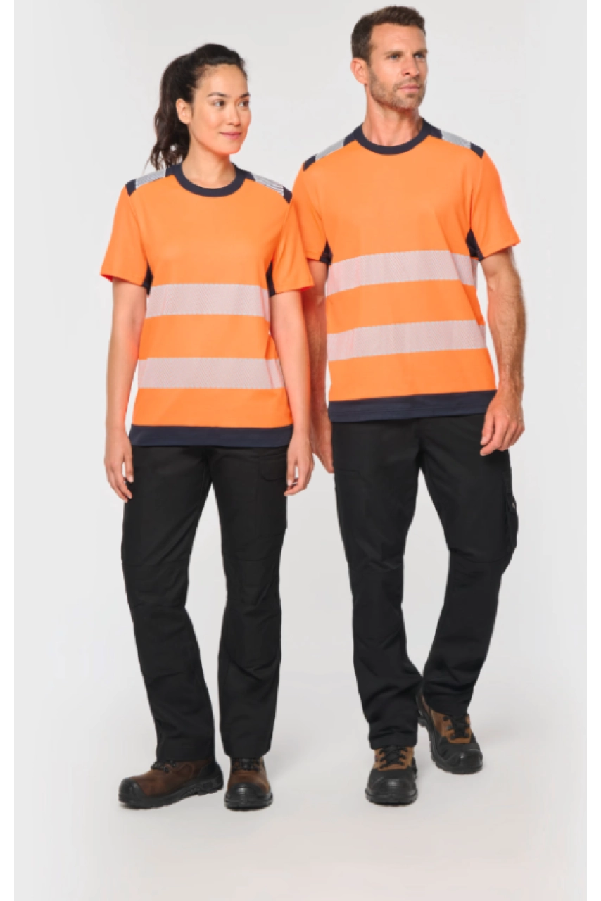 T-shirt de sécurité recyclé manches courtes unisexe