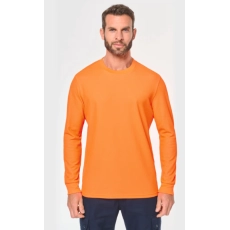 T-shirt unisexe écoresponsable manches longues coton/polyester