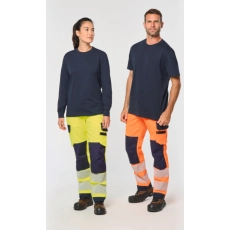Pantalon de sécurité recyclé multipoches unisexe