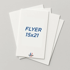 FLYER 15 x 21 CM  - IMPRESSION RECTO VERSO