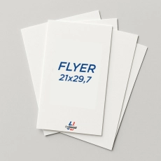 FLYER 21 x 29,7 CM - IMPRESSION RECTO
