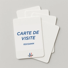 CARTE DE VISITE 85 x 54 MM IMPRESSION RECTO