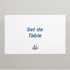 SET DE TABLE IMPRESSION RECTO