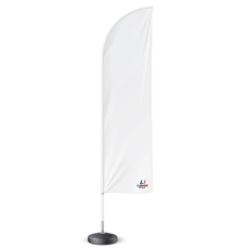 DRAPEAU VOILE EN FORME DE GOUTTE 3,5 m DE HAUT