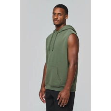 Sweat-shirt à capuche sans manches unisexe