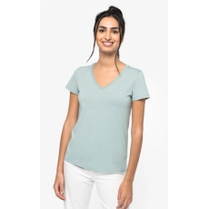 T-shirt écoresponsable col V femme