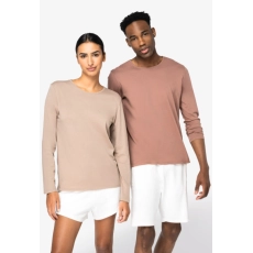T-shirt écoresponsable délavé manches longues unisexe