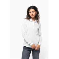 Polo piqué manches longues Bio180 femme