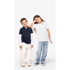 Polo écoresponsable maille piquée enfant