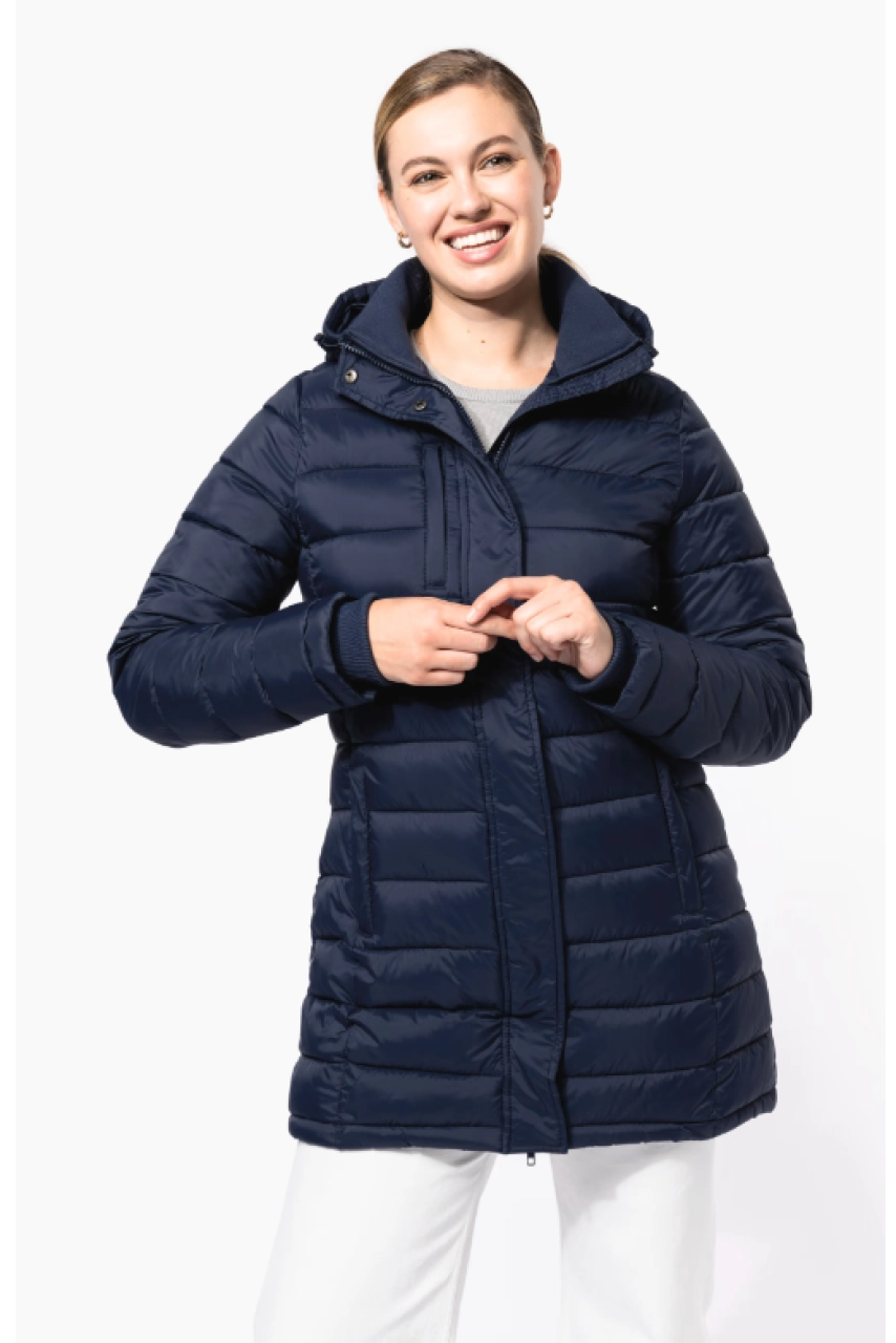 Parka doudoune légère à capuche femme
