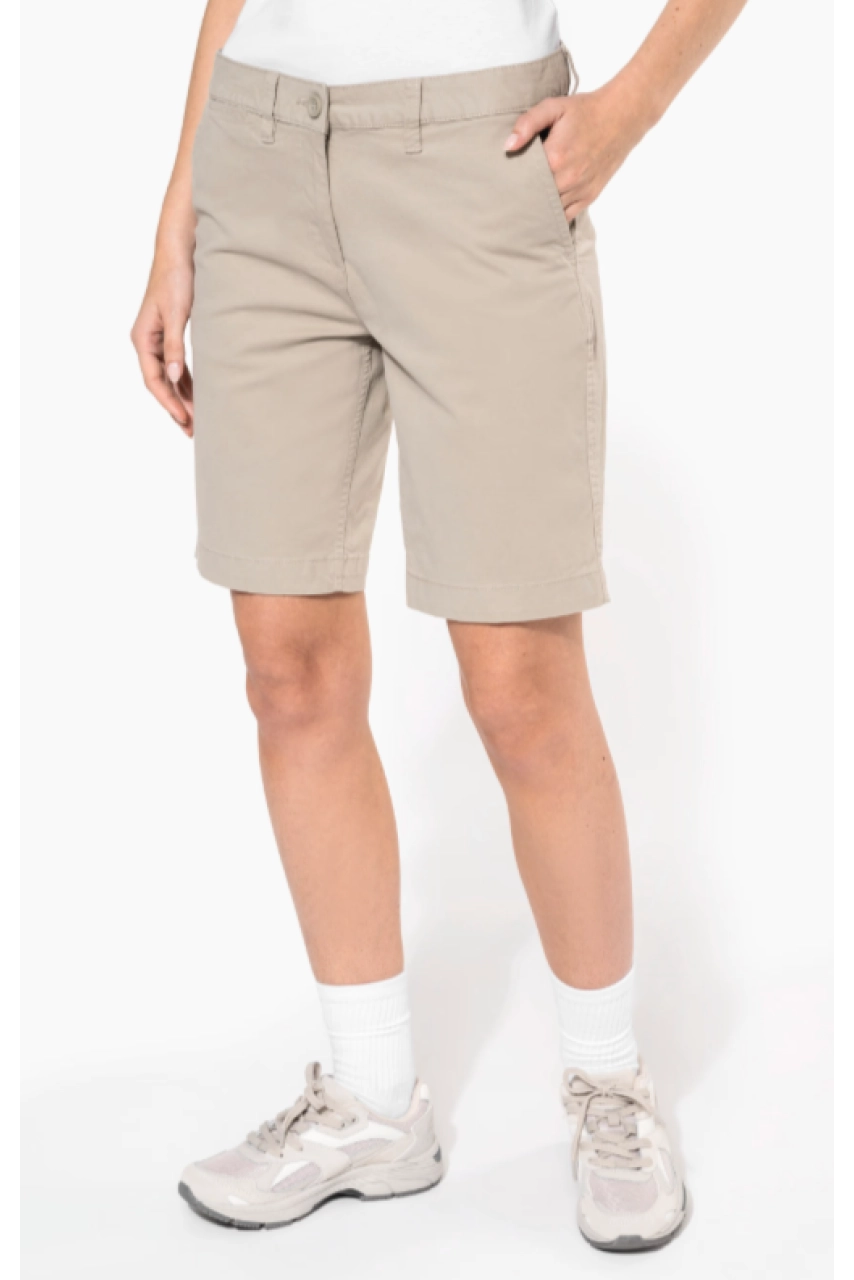 Bermuda chino femme