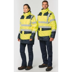 Parka de sécurité recyclée 4 en 1 unisexe