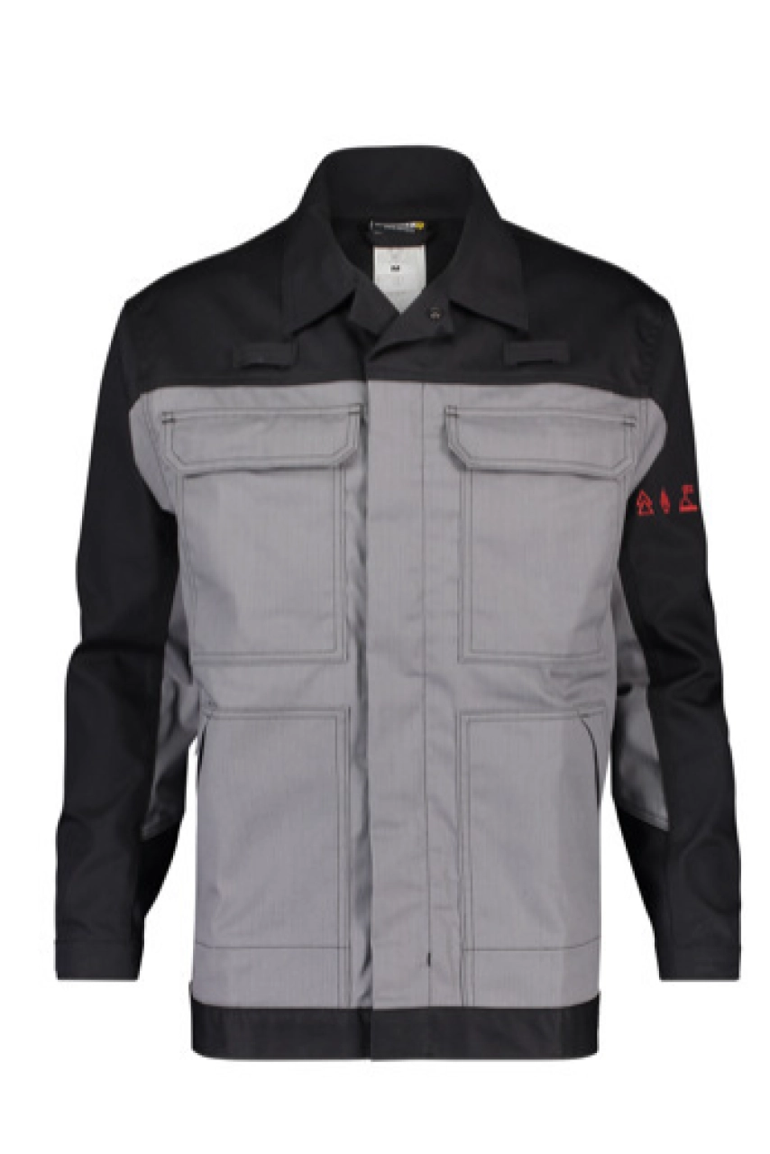 DASSY KIEL VESTE FR & As C/P GRIS/NOIR