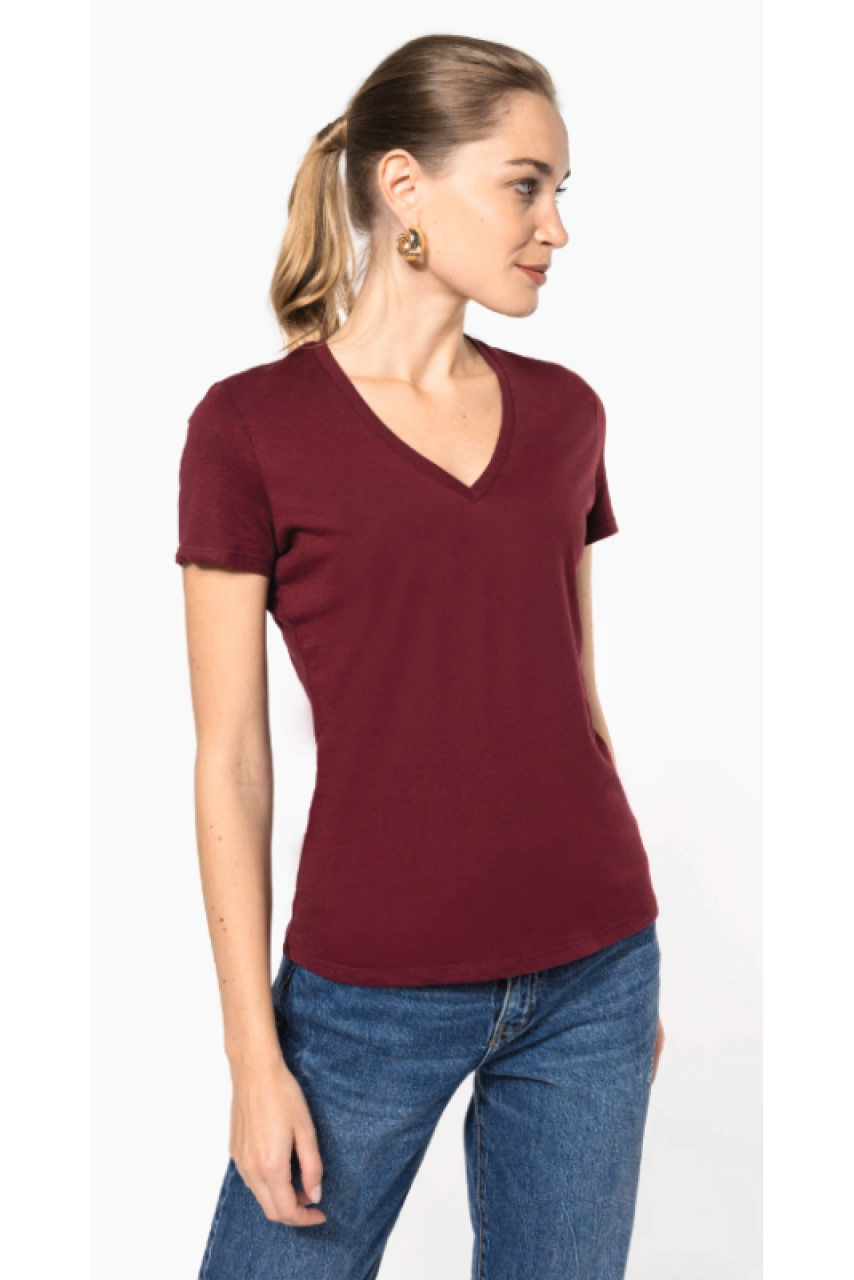 T-shirt BIO150 IC col V femme