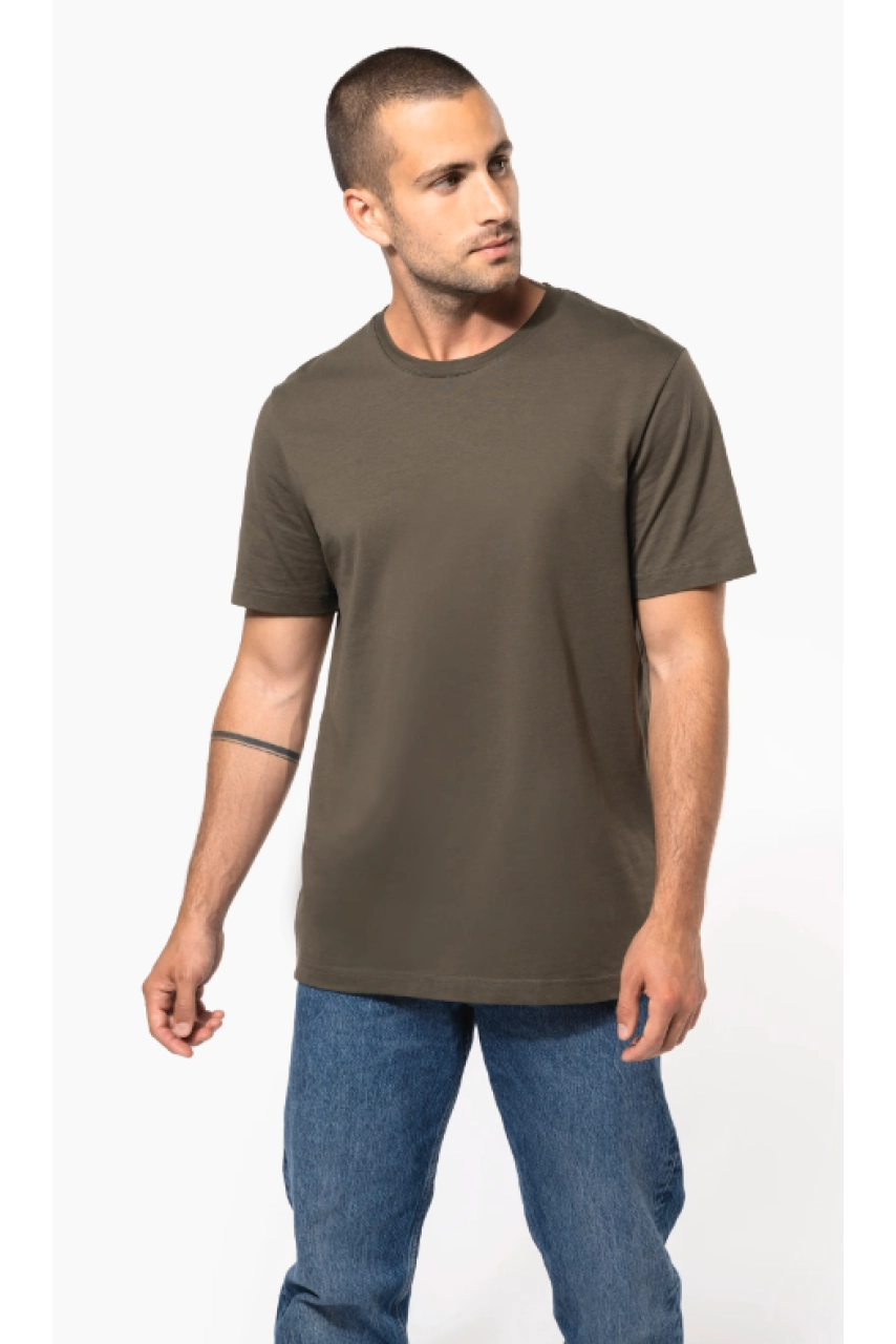 T-shirt col rond manches courtes homme