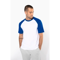 Baseball > t-shirt bicolore manches courtes